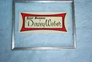 1968 Dewey Weber surfboards Large Morse decal "The Big 1 " , 11 1/2 " x 5"