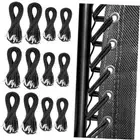 12PCS Zero Gravity Chair Cord Replacement, Black Replacement Rope kit for