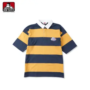 【Brand T】BEN DAVIS PATCH RUGBY SHIRTS 條紋補丁橄欖球衫 POLO衫 條紋 3色