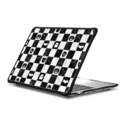 MacBook Pro 13-inch (M1 / M2 / Intel) Impact Case Halloween checks - spooky stickers checkered marble pattern