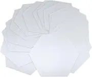 Traction Pad - 20 Piece Waterproof Longboard Stickers | Anti Slip Paddleboard Grip Stickers, PVC Adhesive Traction Pads, Hexagonal Surf Traction Pad, Surf Traction Pad for Stand Up Paddleboard