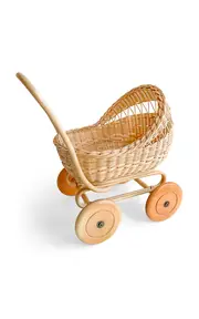 [Poppie Toys] Kids Rattan Toy Pram