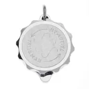 SOS Talisman Sterling Silver Medical Pendant - Plain