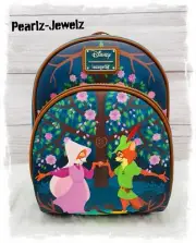 Loungefly Disney Robin Hood Marian Dancing Floral Mini Backpack - BoxLunch - NWT