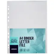 J.Burrows Binder Letter File A4 Clear