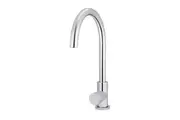 Meir Round Gooseneck Kitchen Mixer Tap Chrome MK03PN-C