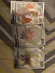 Pokemon Boltund V - Eldegoss V - Cramorant V Shining Fates Tin Promo Fresh!