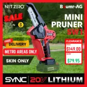 BAUMR-AG SW1 20V Cordless Mini Chainsaw Skin Only Battery Electric Pruner