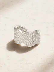 [Anita Ko] Anita Ko - Talitha 18-karat White Gold Diamond Ear Cuff - One size One size Gold