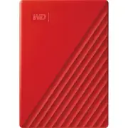 WD My Passport 5TB USB 3.0 Portable Hard Drive (Red)