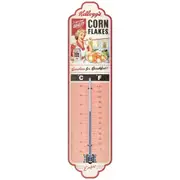Nostalgic Art 28x6.5cm Thermometer Kellogg's Corn Flakes Sunshine for Breakfast