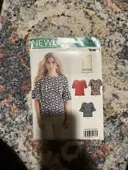 New Look S0179 Tops Misses Sewing Pattern Uncut Size 10-22