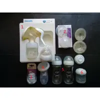 在飛比找蝦皮購物優惠-二手Avent 手動擠乳器/乳頭保護罩/密封墊/集乳瓶/寬口