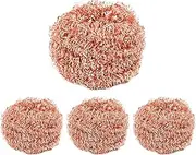 Cleaning Scrubber, Grease Removing Copper Sponge, Non-Abrasive Scrubbing Pads, 3.94 inches, Tough Kitchen Degreaser for Rancho Hood, Oven, Heavy-Duty Cleaning Tasks
