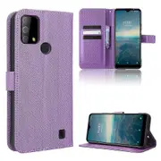 Compatible With Vodafone Smart V22 Case, Wallet Cover Detached Card Holder Magnetic Flip Case For Vodafone Smart V22 Purple
