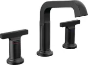 Delta 35587-DST Tetra 1.2 GPM Widespread Bathroom Faucet - Black