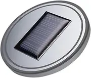 BESTOYARD Solar LED Mug Mat Coaster and Slip Car Cup Holder Decorative Pad with Vibration Sensor Light for Home and Vehicle Use Red