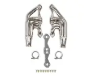 11573FLT Flowtech Small Block Chevy Turbo Headers - Polished Finish