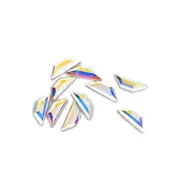 Rhinestones Diamond Crystal Glass AB Nail Flat Back Trapeze Shape 3x8mm 144pcs