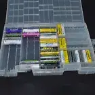 Super volume Plastic Battery Storage Box for placed 100pcs AAA AA Battery Hol CQ