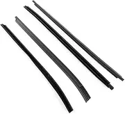 Door Seal Strip Car Window Moulding Trim Weatherstrip Seal Belt Rubber Sealing Strips, for Toyota, for Hilux SR5 VIGO MK6 Pickup 4Doors 2005-2015