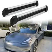 Snowboard Ski Top Roof Rack Carrier Cross Bar w/ Lock For TESLA Model 3 S X Y