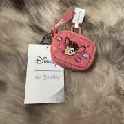 NWT Vera Bradley Disney Zip Bag Charm - Sweet Bambi