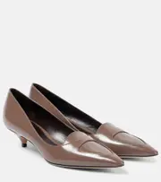 [The Row] The Row Viv leather loafer pumps AU 5 brown
