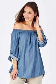 Drop Shoulder Top--THRE-30353