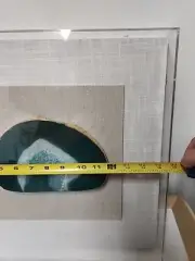 Agate Slice in Modern Frame P2