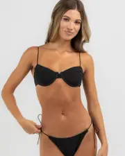 [Kaiami] Kaiami Women's Rue Underwire Bikini Top in Black Size 10 10 Black