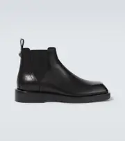 [Versace] Versace Leather Chelsea boots AU 6 black