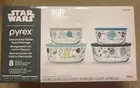 Pyrex Star Wars Darth Vader Yoda R2-D2 8 Piece Set Glass Storage factory sealed