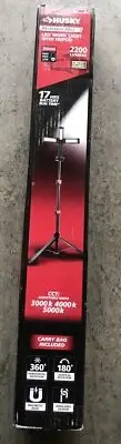 HUSKY 2200 Lumen Rechargeable LED Work Light W/ Tripod Removable Base