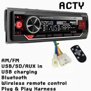 12V Honda Acty Plug & Play 6 /4 Harness Stereo Radio FM Bluetooth USB
