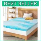 Queen Size 3-Inch Memory Foam Mattress Topper - Enhances Comfort & Durability