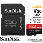 SANDISK EXTREME PRO MICRO SD SDXC 128GB 200MB/S SDSQXCD-128G
