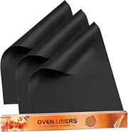 SKYBD 3 Pack Thick Nonstick Oven Liners, Heavy Duty Large Teflon Mats, 15.8"x 23.7", Easy to Clean - Oven Floor Protector Liner - Reduce Food Spills and Stuck