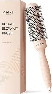 AIMIKE Round Brush for Blow Out, Small Round Hair Brush w/Nano Ion Thermal Ceramic Tech, Professional for Blow Drying & Styling, Maximum Volume and Shine, 1.3 inch Barrel