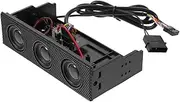 Pc Front Panel Speaker Stereo Surround Sound Computer Case Built-in Mic Black Computer Speakers