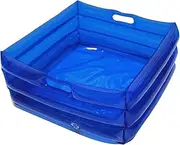 Inflatable Foot Bath Tub Portable Pool Foot Bath Foot Wash Basin for Pool Entry Ladder PVC Foot Soaking Tub Double as Dog Bath Tub