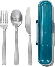 OXO Prep & Go Reusable Utensil Set Silver