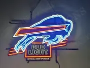 Buffalo Bills Beer 32" Vivid LED Neon Sign Light Lamp Display With Dimmer VL