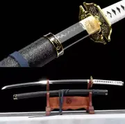 Yamato T10 Clay Tempered Devil May Cry Japanese Katana Anime Sword Mirror Blade.