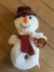 Ty Beanie Baby "Snowball" the Snowman #4201 - 12-22-1996 With Hanging Tag