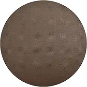 Chocolate Brown Round Placemat, Table Mat Washable, Heat Resistant Placemats Countertops, Outdoor Placemat
