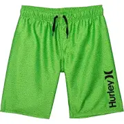 Hurley Boys Classic Pull Shorts / With liner, Neon Green Size Youth Large