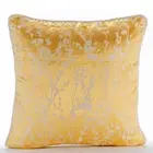 Decorative Sofa Cushion Case Yellow 16"x16" Velvet - Mimosa Yellow Drops