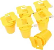 HOMOCONO 6pcs DIY Clockwork Robot Toy Movements Plastic Walking Toy Mechanism Replacement Movement for Handmade Craft Accessory