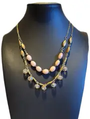 Paparazzi Sheen Season Necklace & Earrings - Brass